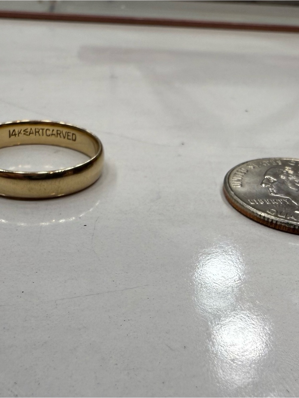 14K Yellow Gold Men’s Classic Wedding Band